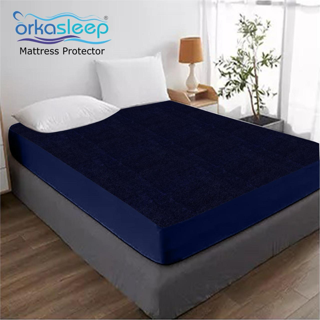 Orkasleep Mattress Protector, Blue